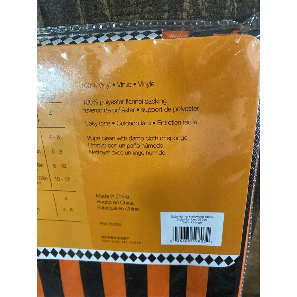Halloween Newbridge Vinyl Tablecloth 70